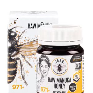 Mel de Manuka Cru Certificado 1839 UMF 22+ MGO 970+ -- 4,4 oz