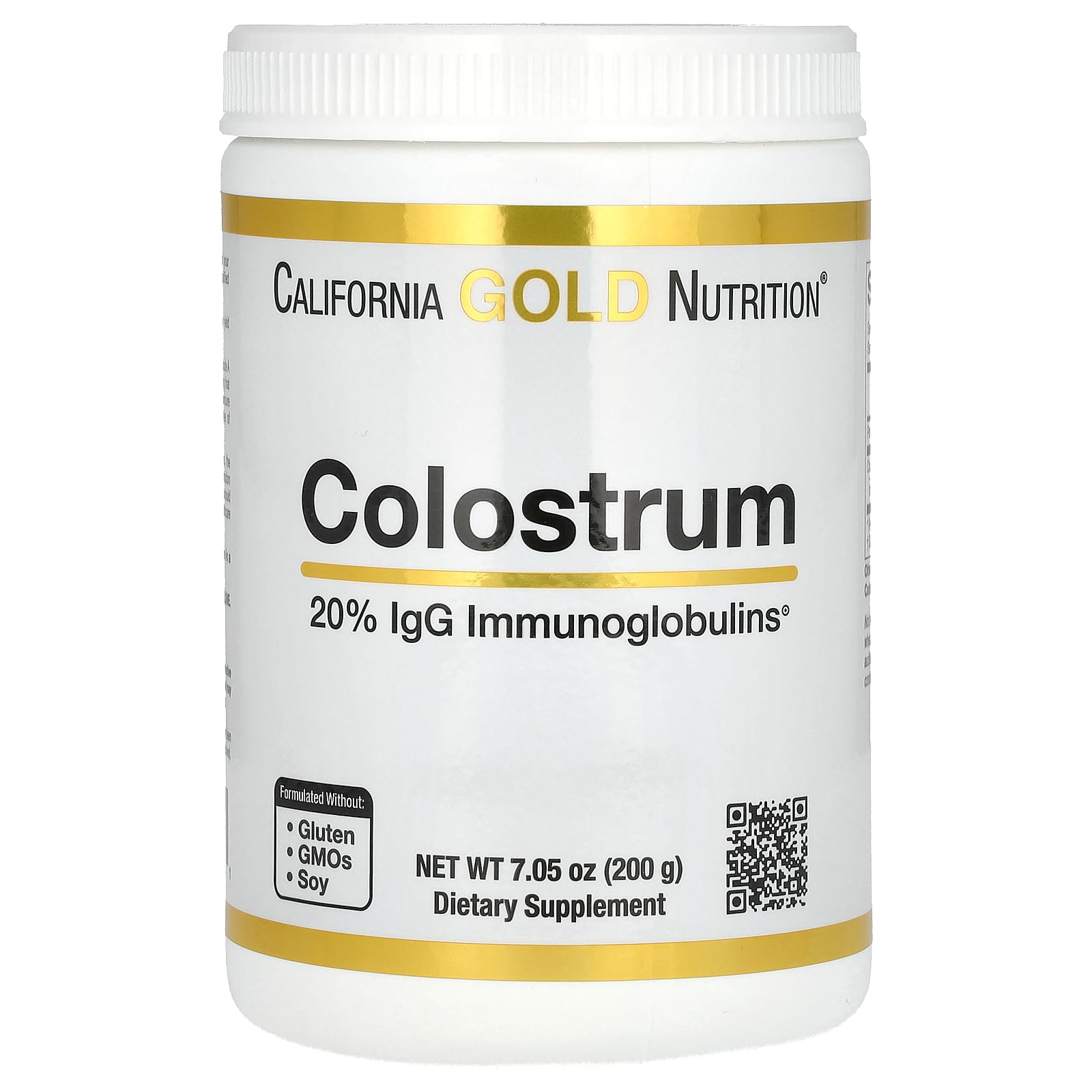 California Gold Nutrition, Colostro em Pó, Concentrado, 200 g (7,05 oz)