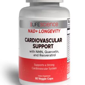 1Life Science NAD+ Longevity Cardiovascular Support -- 60 Cápsulas Vegetarianas