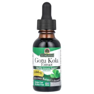 Nature's Answer, Extrato de Gotu Kola, Sem Álcool, 2.000 mg, 30 ml (1 fl oz)