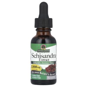 Nature's Answer, Extrato de Schisandra, Sem Álcool, 2.000 mg, 30 ml (1 fl oz)
