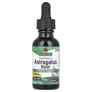 Nature's Answer, Raiz de Astrágalo, Extrato Fluido, Sem Álcool, 2.000 mg, 30 ml (1 fl oz)