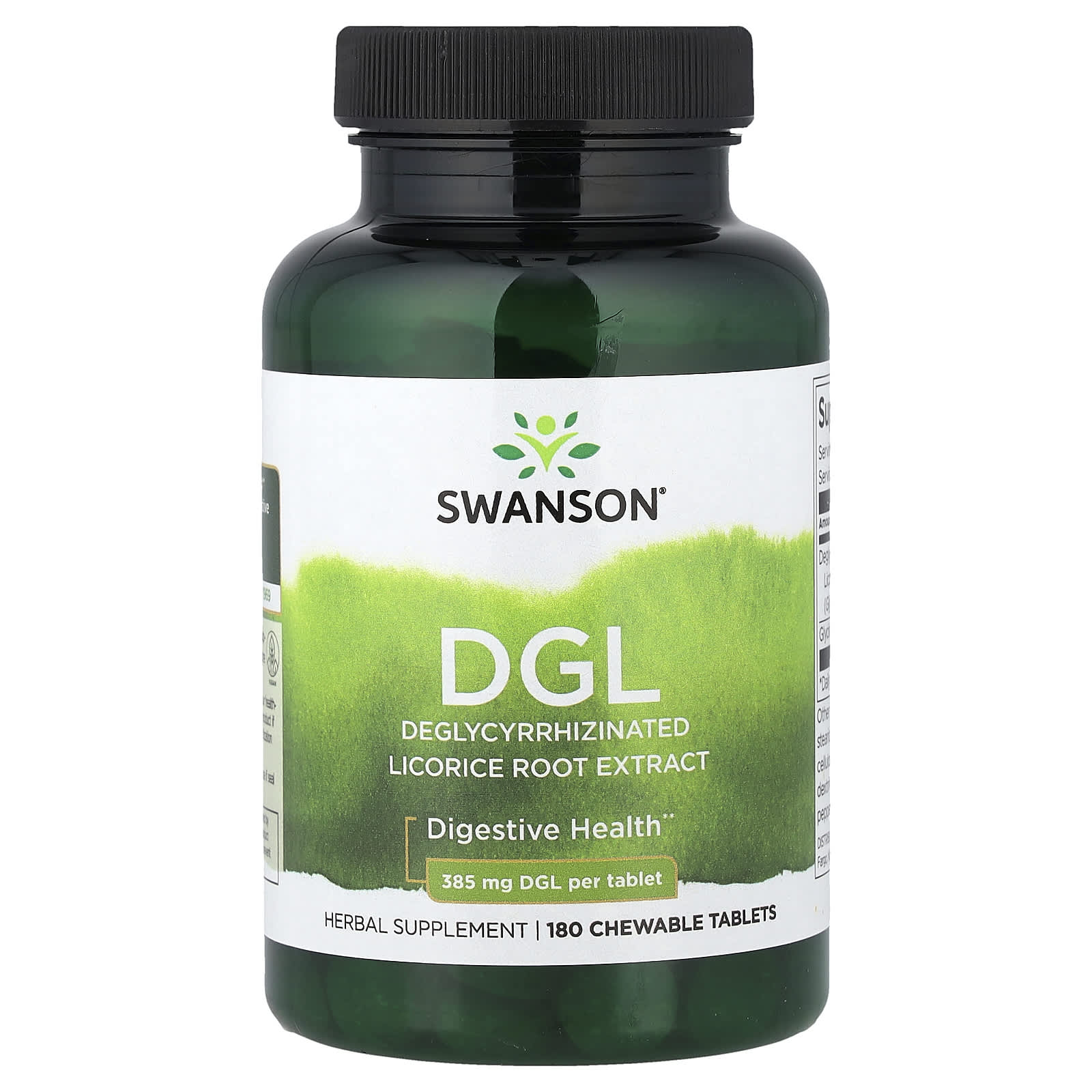 Swanson, DGL, 180 Comprimidos Mastigáveis