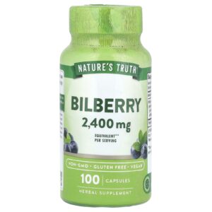 Nature's Truth, Mirtilo Europeu, 100 Cápsulas (1.200 mg por Cápsula)