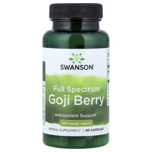 Swanson, Full Spectrum®, Goji Berry, 500 mg, 60 Cápsulas