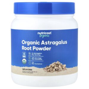 Nutricost, Pó da Raiz de Astrágalo Orgânico, Sem Sabor, 454 g (16,2 oz)