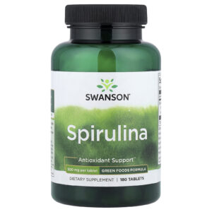Swanson, Espirulina, 500 mg, 180 Comprimidos
