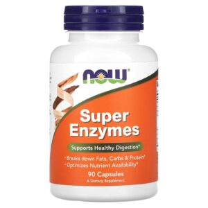 NOW Foods, Superenzimas, 90 Cápsulas