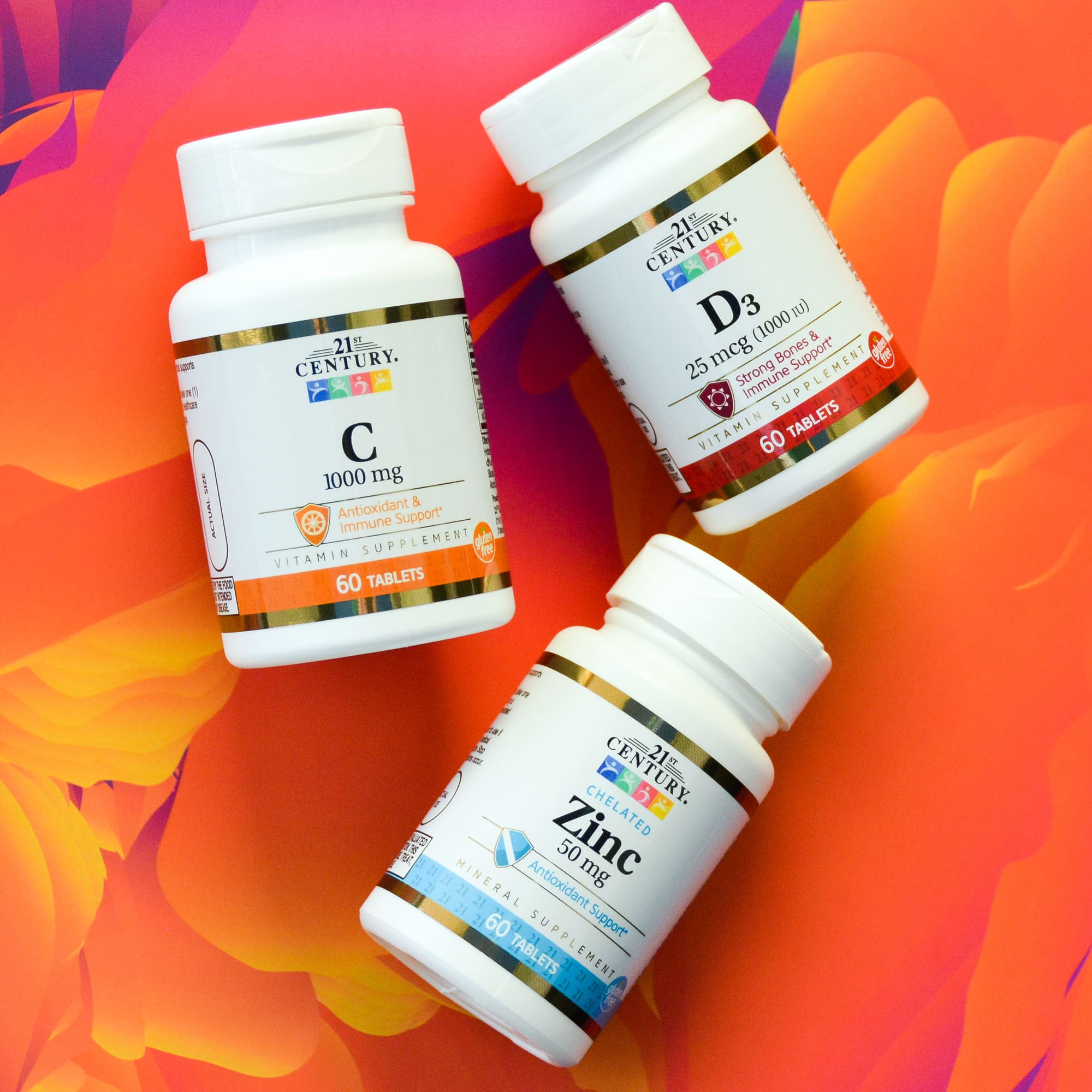 21st Century, D3, 25 mcg (1.000 UI), 60 Comprimidos - Imagem 4