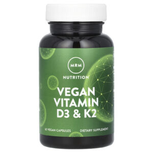 MRM Nutrition, Vitaminas D3 e K2 Veganas, 60 Cápsulas Veganas