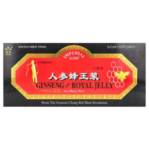 Imperial Elixir, Ginseng e Geleia Real, 10 Frascos, 10 ml (0,34 fl oz) Cada