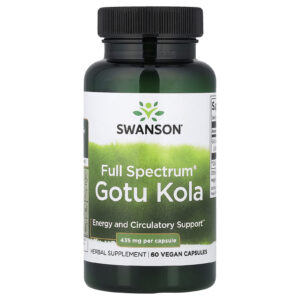 Swanson, Gotu Kola Full Spectrum®, 435 mg, 60 Cápsulas