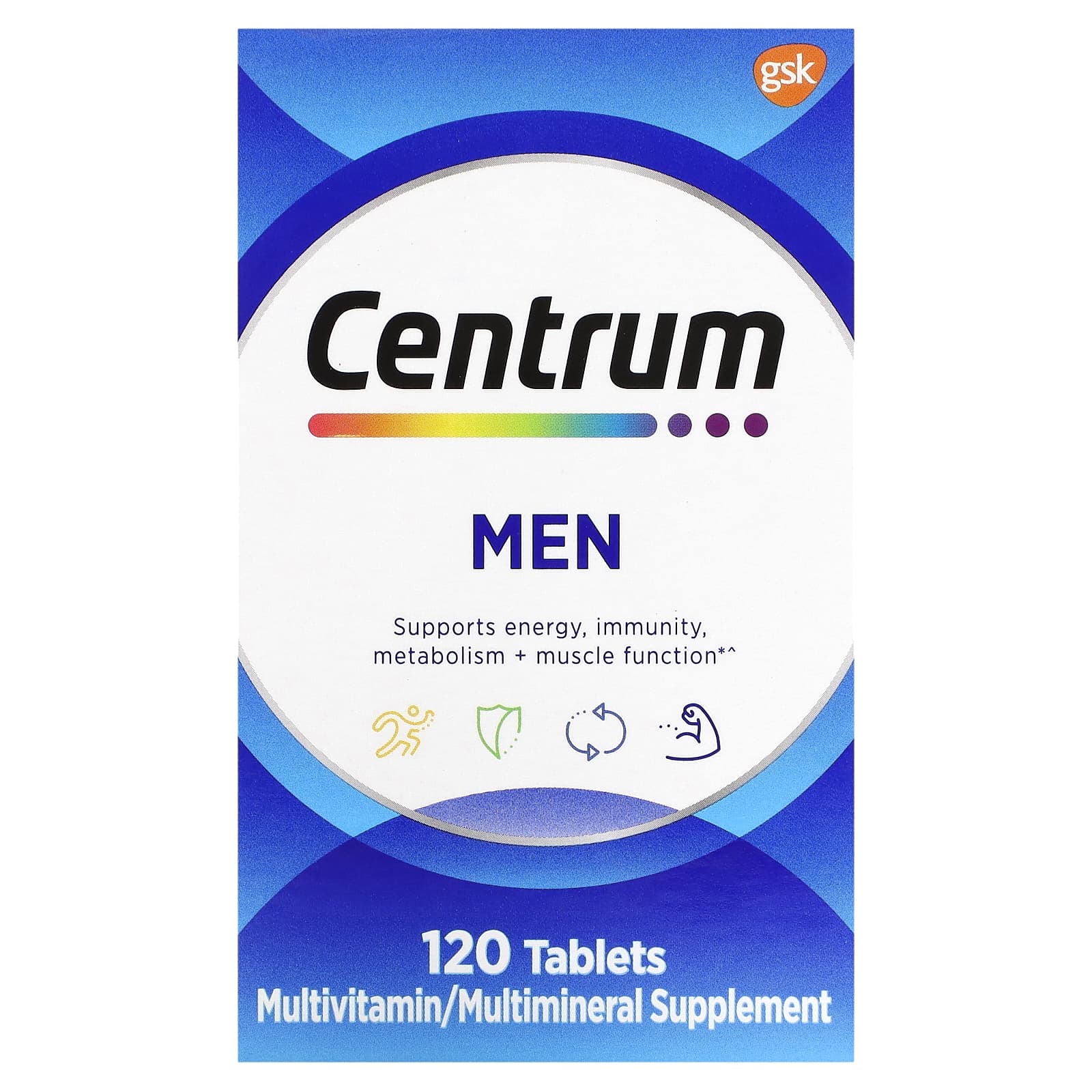 Centrum, Multivitamínico para Homens, 120 Comprimidos