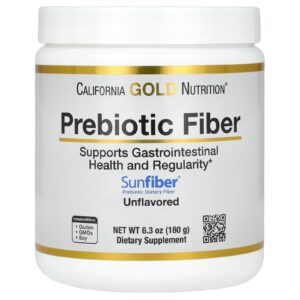 California Gold Nutrition, Fibra Prebiótica, 180 g (6,3 oz)