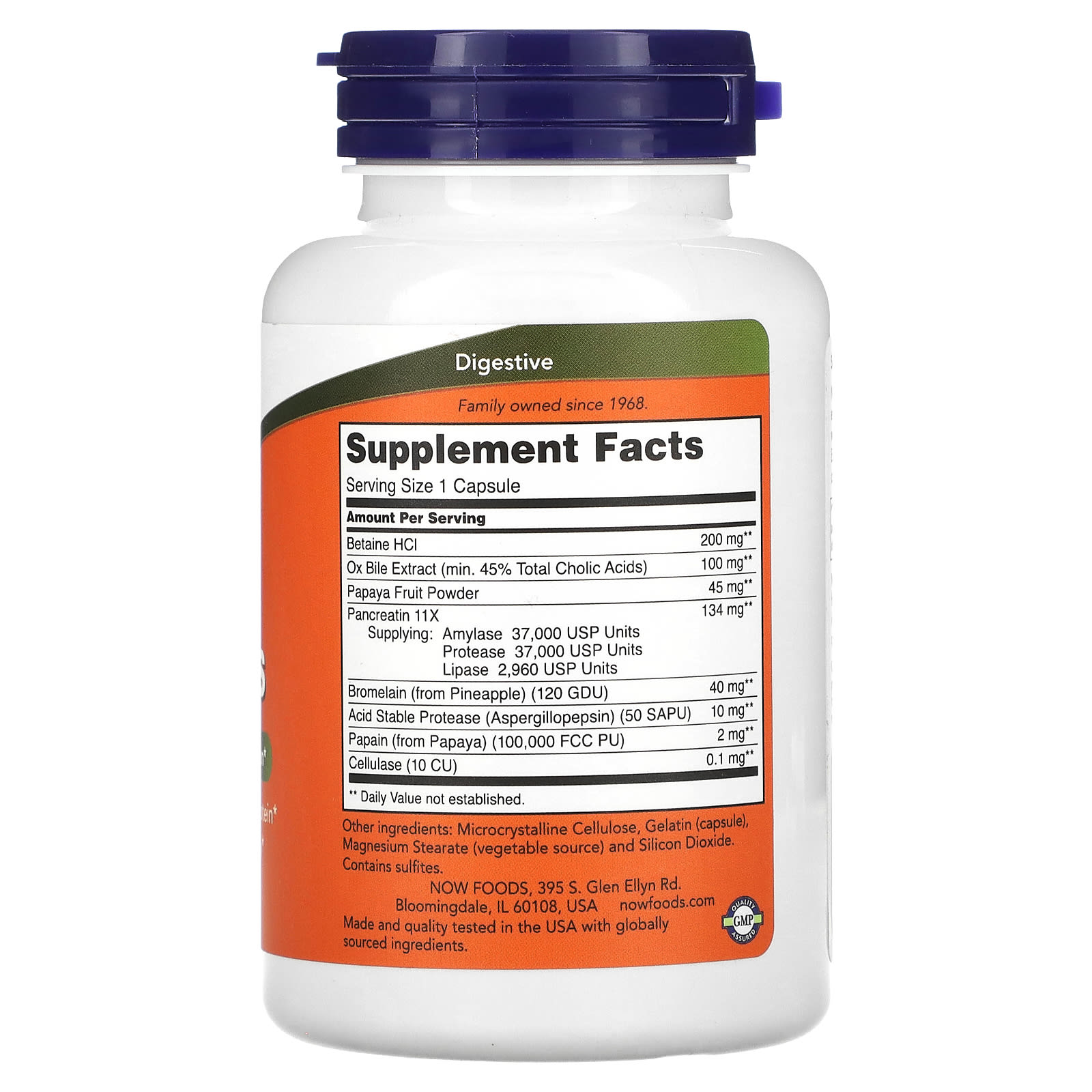 NOW Foods, Superenzimas, 90 Cápsulas - Imagem 2