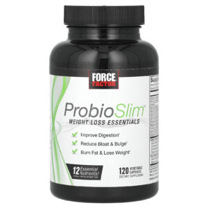 Force Factor, ProbioSlim, Essenciais para a Perda de Peso, 120 Cápsulas Vegetais