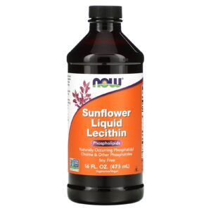 NOW Foods, Lecitina Líquida de Girassol, 473 ml (16 fl oz)