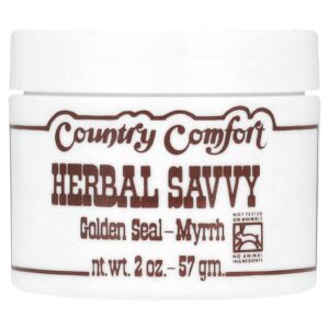 Country Comfort, Herbal Savvy, Hidraste e Mirra, 57 g (2 oz)