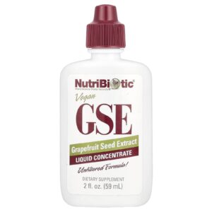 NutriBiotic, Extrato Vegano da Semente de Toranja GSE, Concentrado Líquido, 100 mg, 59 ml (2 fl oz)