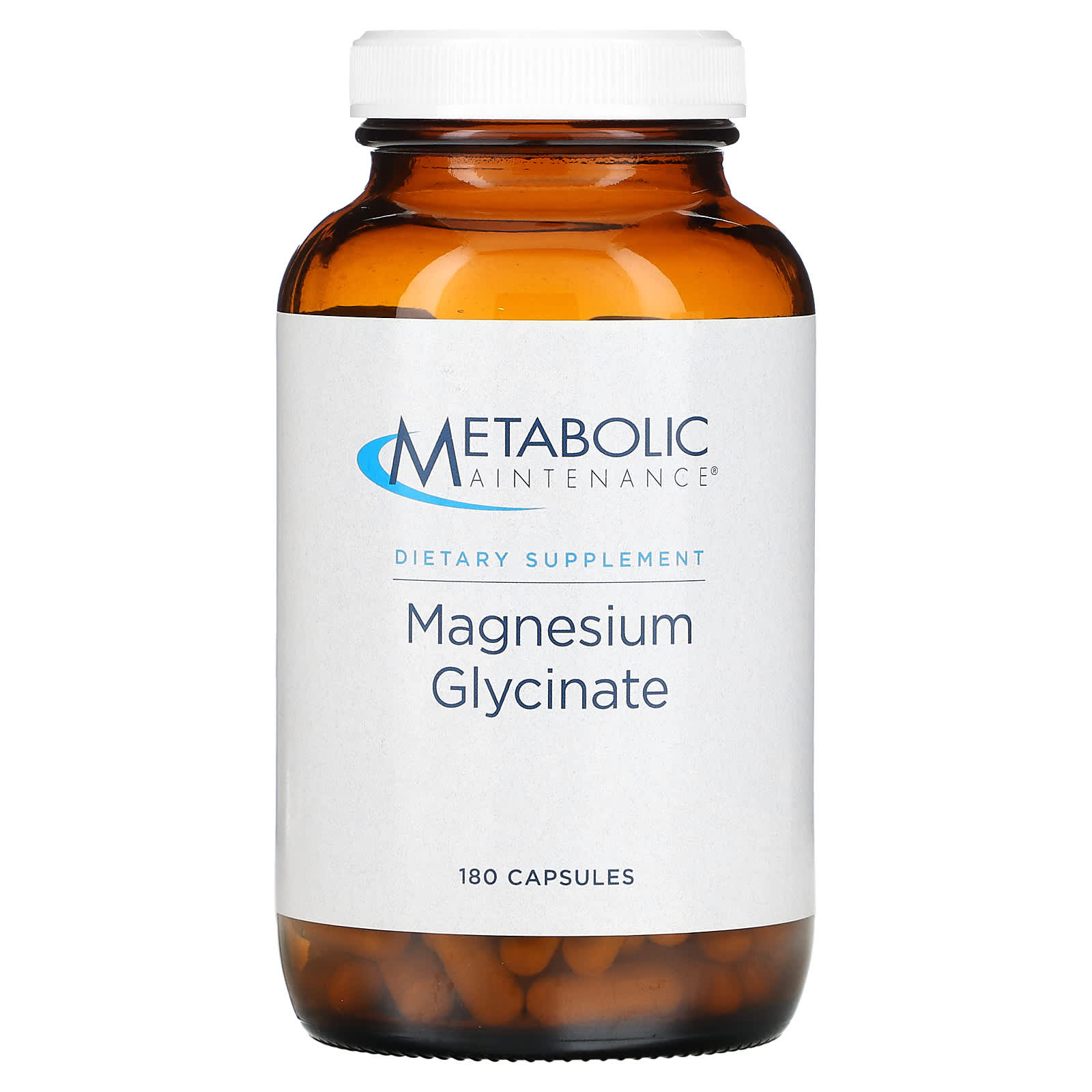 Metabolic Maintenance, Glicinato de Magnésio, 180 Cápsulas