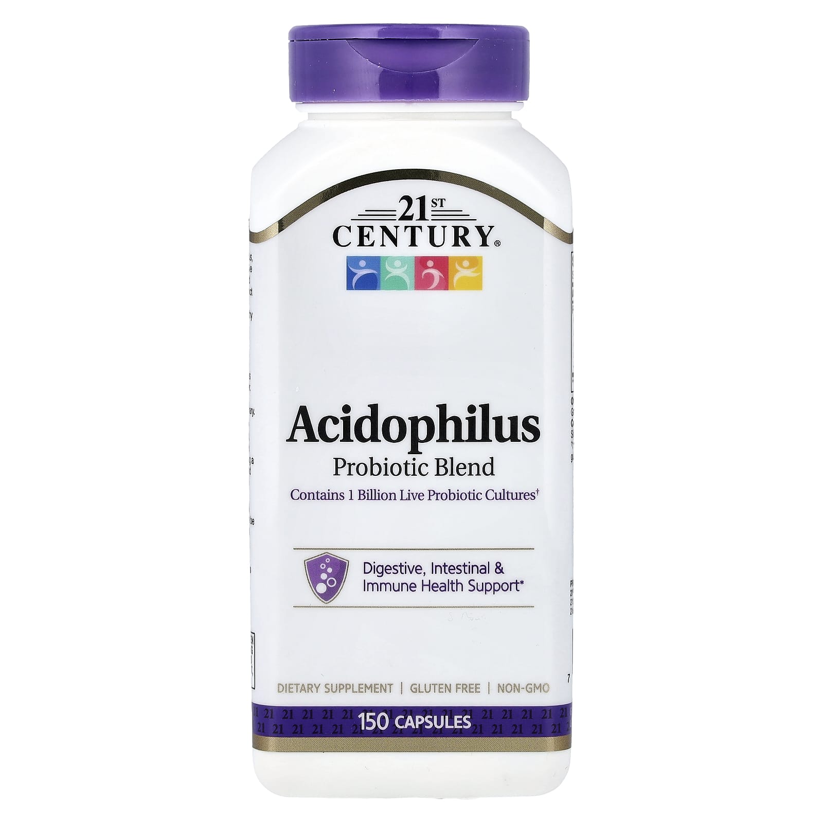 21st Century, Mistura Probiótica Acidophilus, 150 Cápsulas