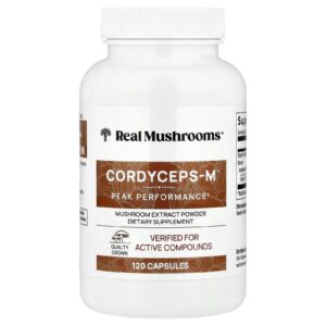 Real Mushrooms, Cordycep-M™, 120 Cápsulas
