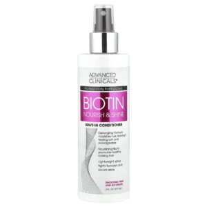 Advanced Clinicals, Biotina, Condicionador Leave-in, 237 ml (8 fl oz)