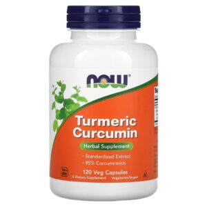 NOW Foods, Curcumina de Cúrcuma, 120 Cápsulas Vegetais (665 mg por Cápsula)