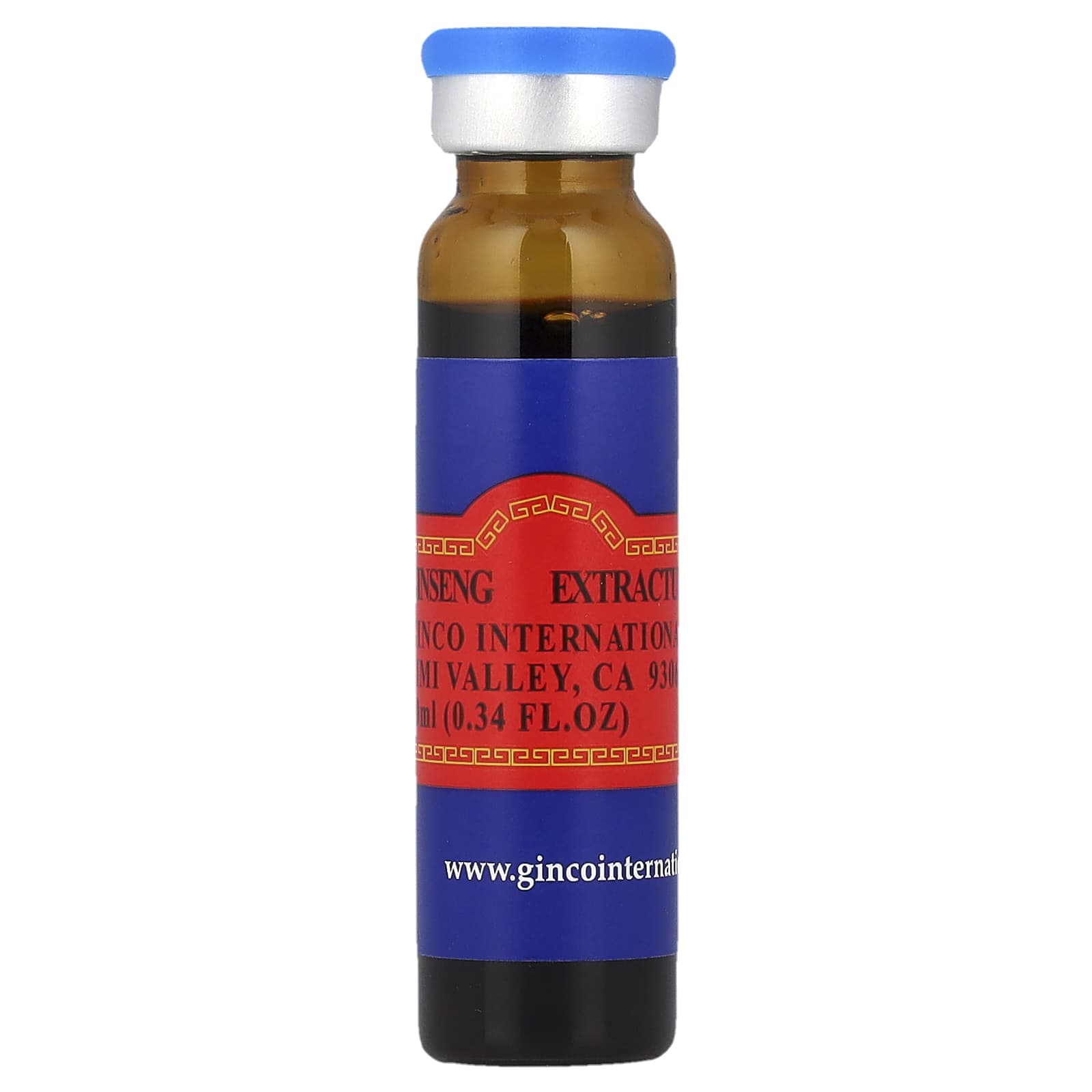 Imperial Elixir, Extrato de Panax ginseng Vermelho Chinês, 10 Frascos, 10 ml (0,34 fl oz) Cada - Imagem 3