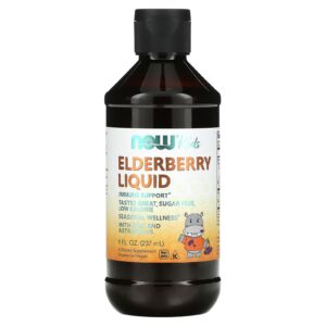 NOW Foods, Sabugueiro Líquido para Crianças, 237 ml (8 fl oz)