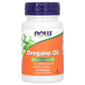 NOW Foods, Óleo de Orégano, 90 Cápsulas Softgel