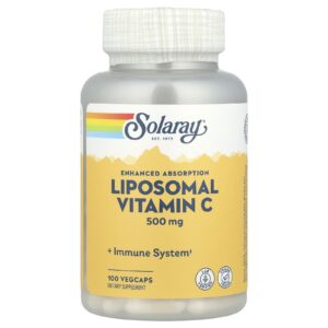 Solaray, Absorção Melhorada, Vitamina C Lipossomal, 100 VegCaps