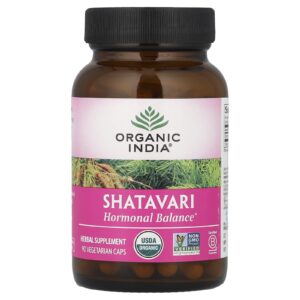 Organic India, Shatavari, 90 Cápsulas Vegetarianas (400 mg por Cápsula)