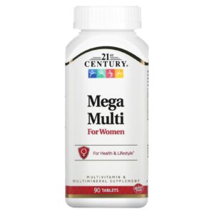 21st Century, Mega Multi, para Mulheres, 90 Comprimidos
