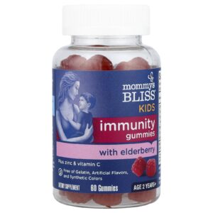 Mommy's Bliss, Crianças, Gomas de Sabugueiro + Suporte para Imunidade, 60 Gomas