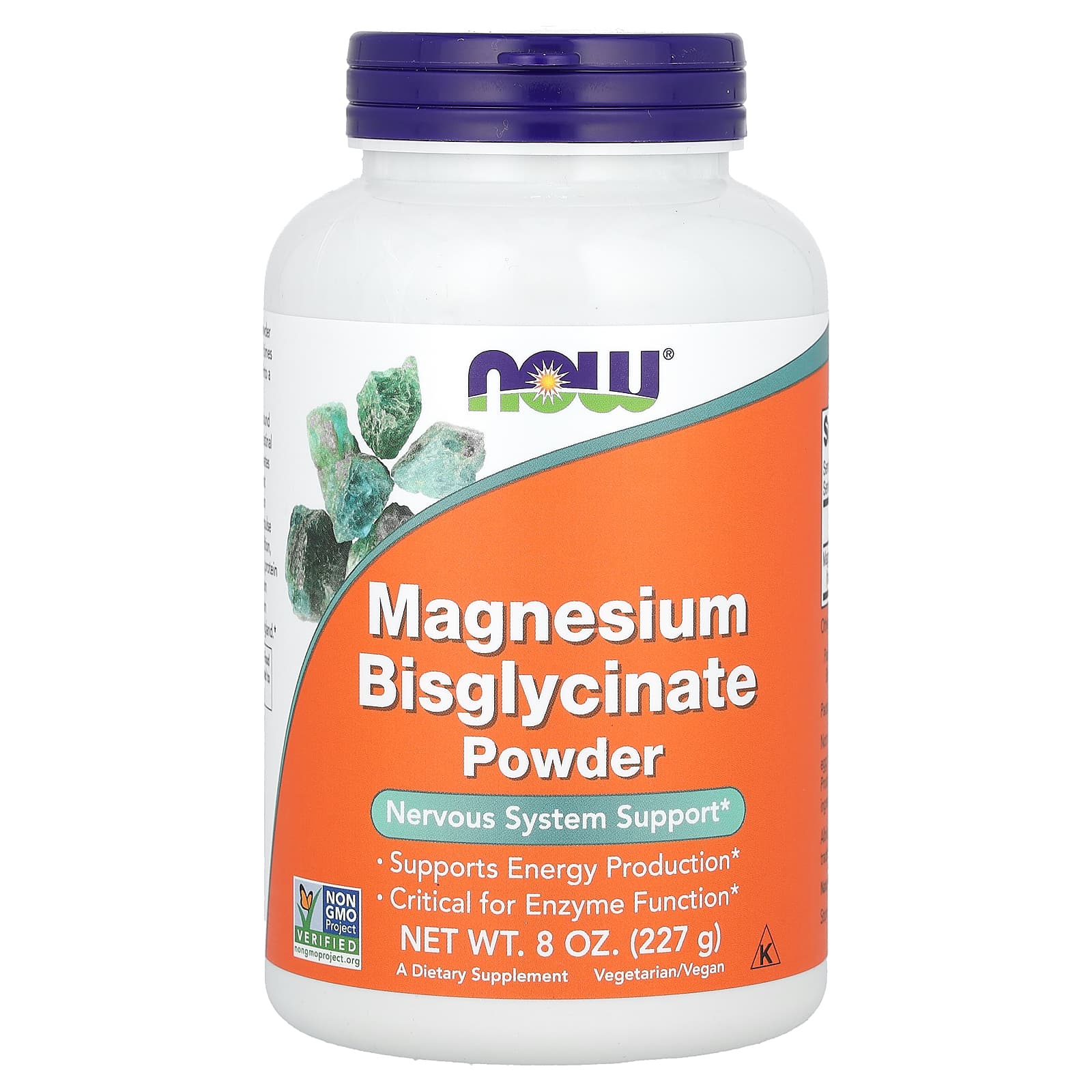 NOW Foods, Bisglicinato de Magnésio em Pó, 227 g (8 oz)