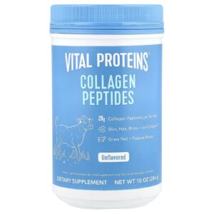 Vital Proteins, Peptídeos de Colágeno, Sem Sabor, 284 g (10 oz)