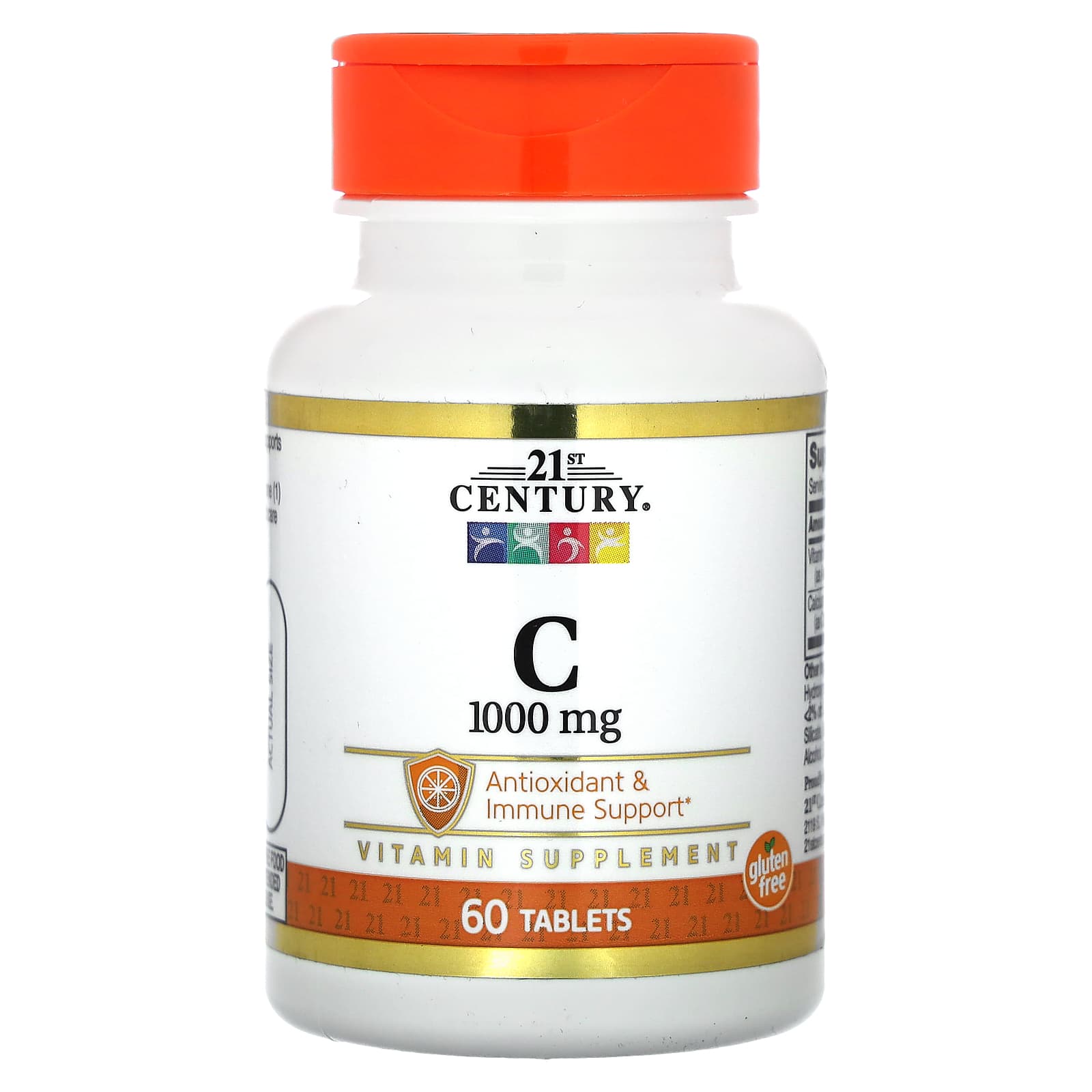 21st Century, Vitamina C, 1.000 mg, 60 Comprimidos