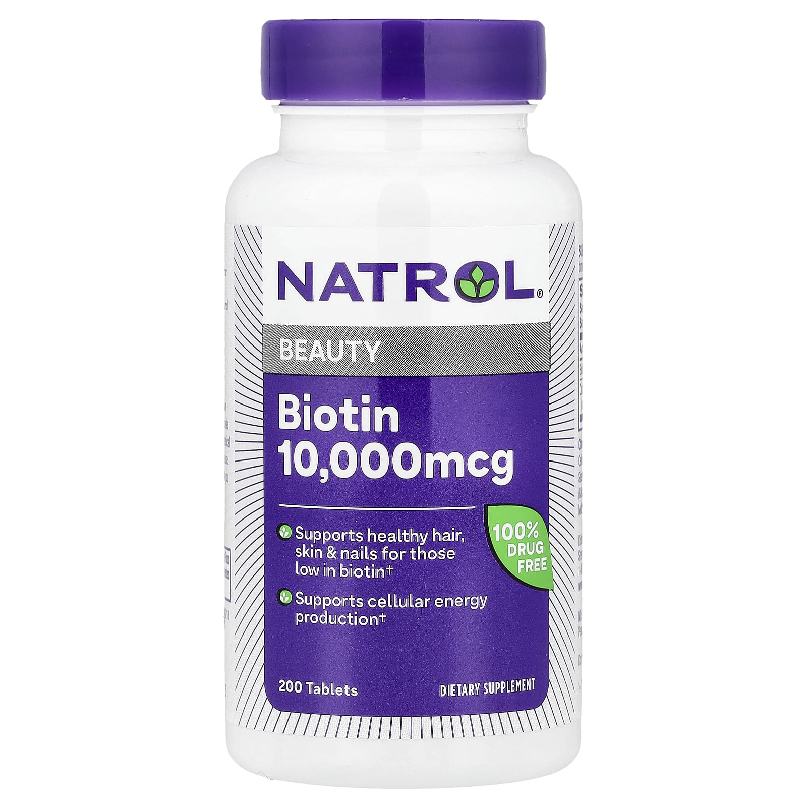 Natrol, Biotina, 200 Comprimidos