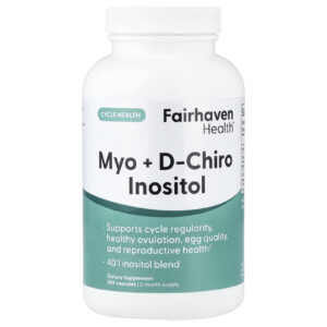 Fairhaven Health, Myo + D-Chiro Inositol, 240 Cápsulas