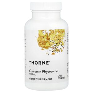 Thorne, Fitossomo de Curcumina, 500 mg, 120 Cápsulas Vegetais (500 mg por Cápsula)