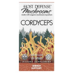 Host Defense, Mushrooms™, Cordyceps, 120 Cápsulas (0,5 g por Cápsula)