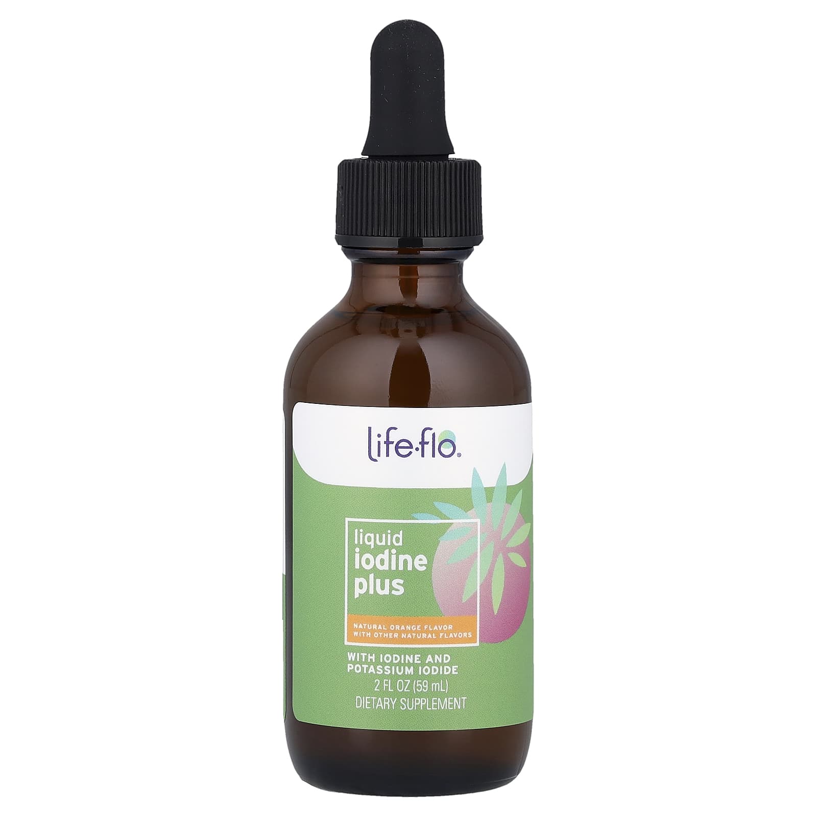 Life-flo, Iodo Líquido Plus, Sabor Laranja Natural, 59 ml (2 fl oz) - Imagem 3