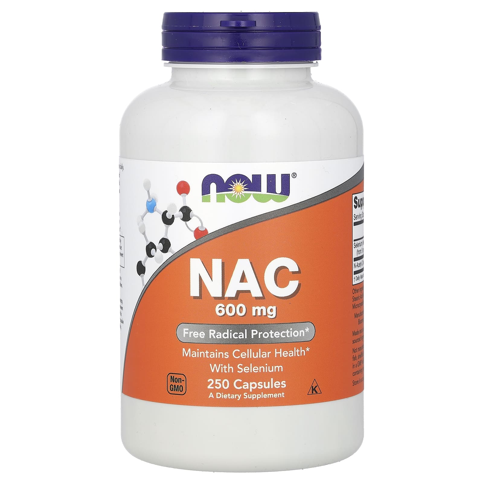NOW Foods, NAC, 600 mg, 250 Cápsulas