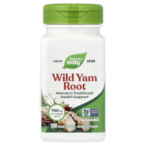 Nature's Way, Raiz de Inhame Selvagem, 100 Cápsulas Veganas (350 mg por Cápsula)