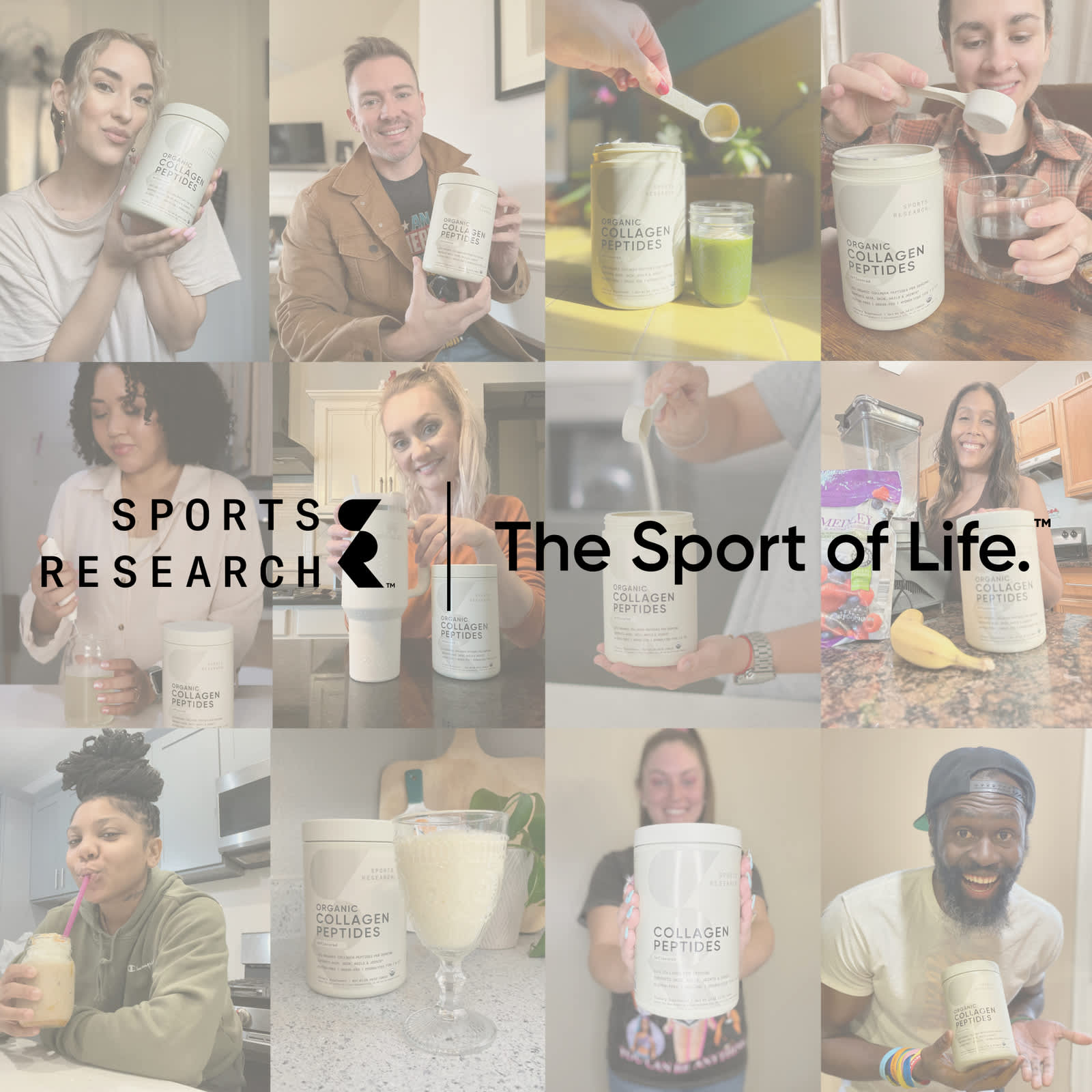 Sports Research, Peptídeos de Colágeno, Sem Sabor, 454 g (16 oz) - Imagem 9