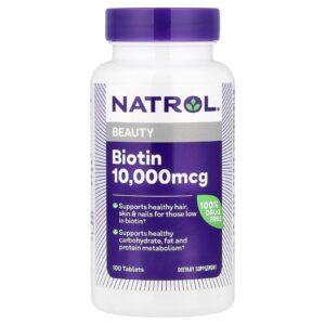 Natrol, Biotina, 100 Comprimidos