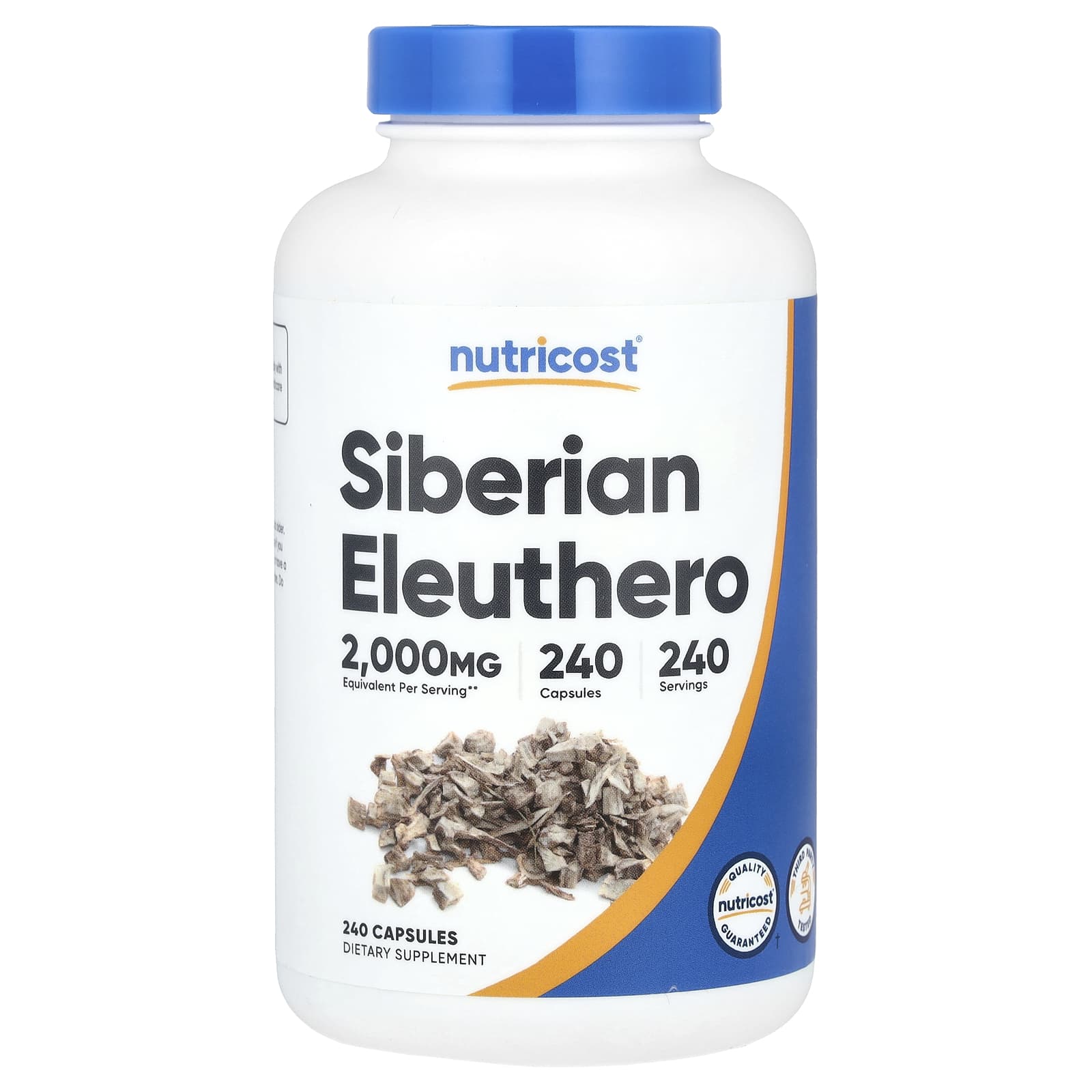 Nutricost, Eleuthero siberiano, 2.000 mg, 240 cápsulas