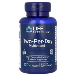 Life Extension, Multivitamínico Dois por Dia, 120 Cápsulas