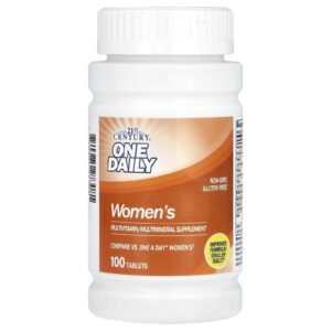 21st Century, One Daily, Women's, 100 Comprimidos